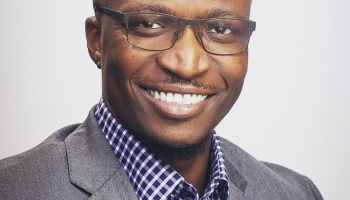 A photograph of Toyese Oyeyemi, who was selected as the inaugural CMJ-NBME Fellow