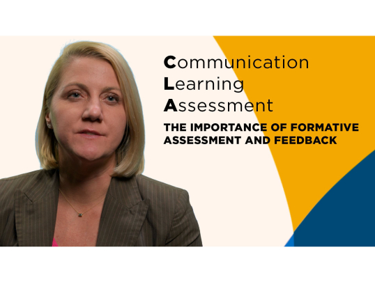 thumbnail showing video title "CLA: The Importance of Formative Assessment and Feedback"