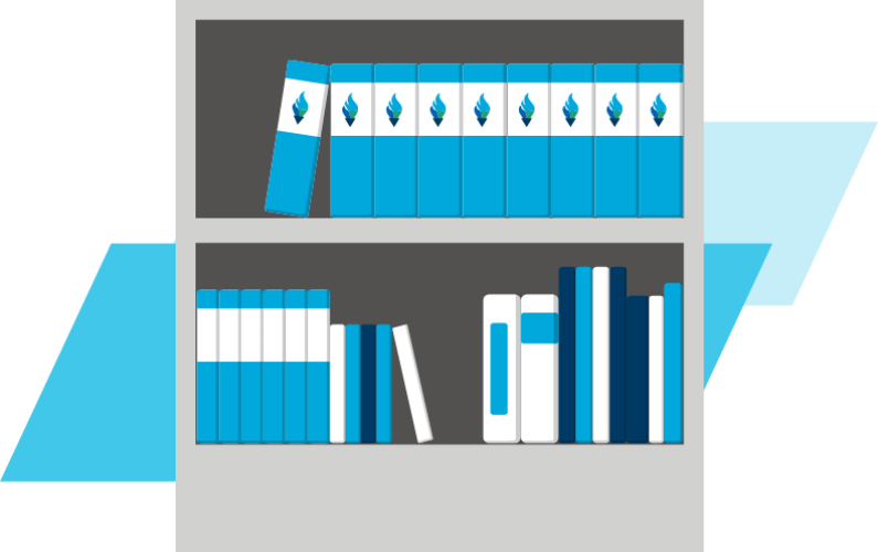 bookshelf of NBME publications