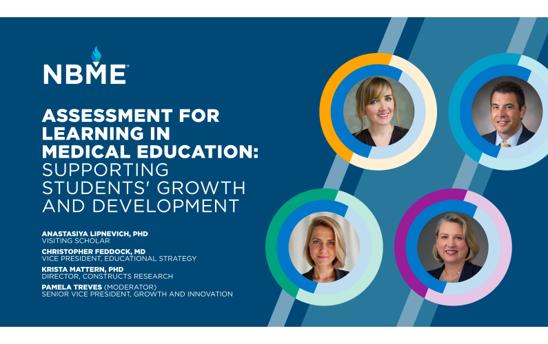 thumbnail for assessment for learning webinar with headshots of four participants