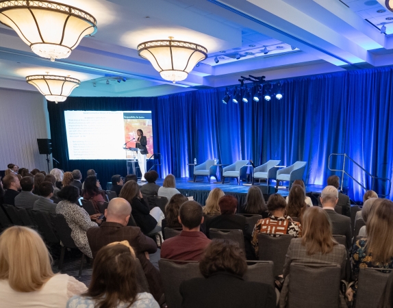 picture of audience at a conference