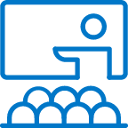 Educational Services icon blue