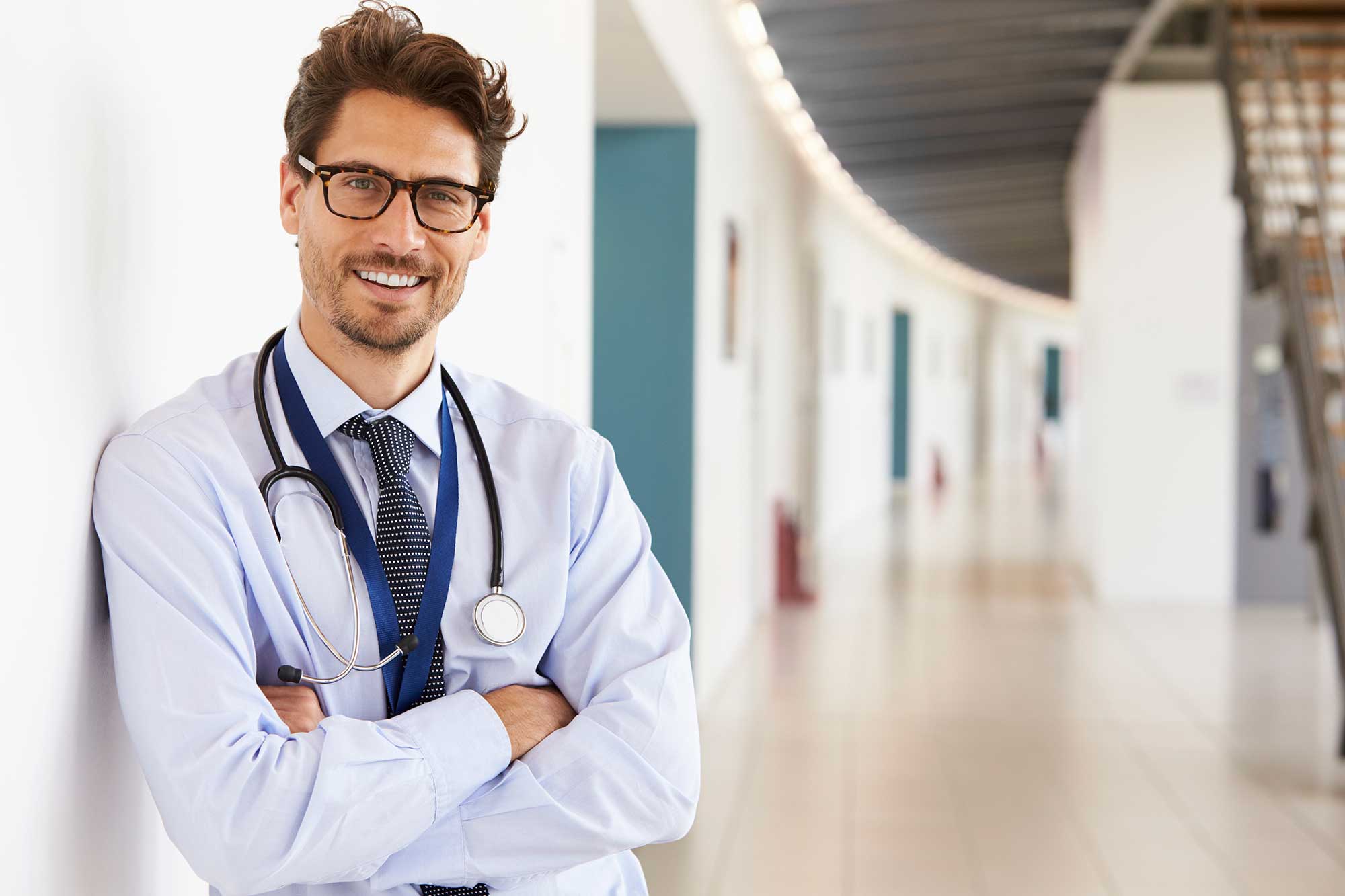 Doctor in hospital